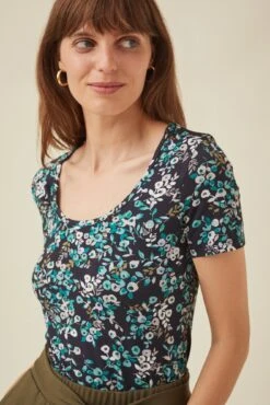 Cara Viscose Tee -Mode Weft Sales Store 0011 CARA LOUISA 2465 web