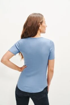 Itana Dream Rib Tee - Horizon -Mode Weft Sales Store 0018 Short Sleeve Itana Horizon 1579 web aa6cd876 7061 4026 9aa5 03309eada601