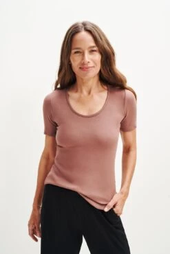 Itana Dream Rib Tee - Quartz