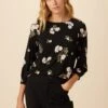 Issa Viscose Knit Tee - Ladera Floral -Mode Weft Sales Store 0026 Issa Ladera Floral 1