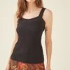 Clemmie Ribbed Tank -Mode Weft Sales Store 0031 CLEMMIE RIBBED BLACK 294