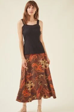 Clemmie Ribbed Tank -Mode Weft Sales Store 0031 CLEMMIE RIBBED BLACK 360