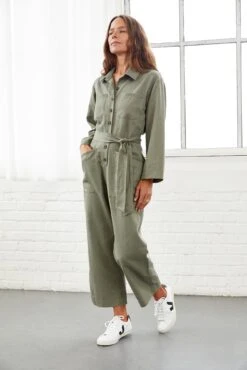 Oceane Femme Fête Jumpsuit - Lichen Green -Mode Weft Sales Store 0092 Oceane Lichen 0547 d95e7fba d25b 4a61 be2e e6f722577720