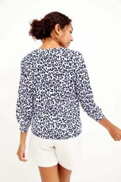 Issa Silken Modal Tee - Navy Sauvage -Mode Weft Sales Store 0111 Issa Silken Modal Sauvage 0702 web 6ad0b668 6549 47e9 9505 3cfe6537961a