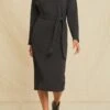 Ava Luxe Fleece Dress - Black -Mode Weft Sales Store 0122 Ava Luxe Fleece Black 0010 web 93ab7fe1 79d0 4de4 9f80 48fb058d4b60
