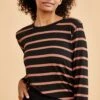 Berkeley Long Sleeve Dream Knit Tee - Buren Stripe