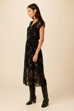 Marianna Chiffon Dress - Nahlia Floral -Mode Weft Sales Store 01 0749R1 Marianna Chiffon Nahlia Floral 2