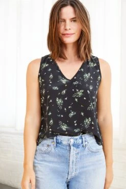 Tori Silk Tank -Mode Weft Sales Store 0211ToriBolinasFloral 6667 web