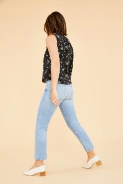 Tori Silk Tank -Mode Weft Sales Store 0211ToriBolinasFloral 6694 web