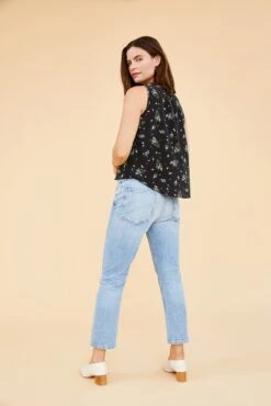 Tori Silk Tank -Mode Weft Sales Store 0211ToriBolinasFloral 6713 web