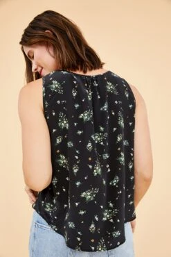 Tori Silk Tank -Mode Weft Sales Store 0211ToriBolinasFloral 6728 web