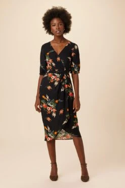 Raina Ecovero Dress - Treviso Orange