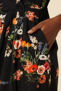 Raina Ecovero Dress - Treviso Orange -Mode Weft Sales Store 02 10110R1 Raina Treviso Orange 4