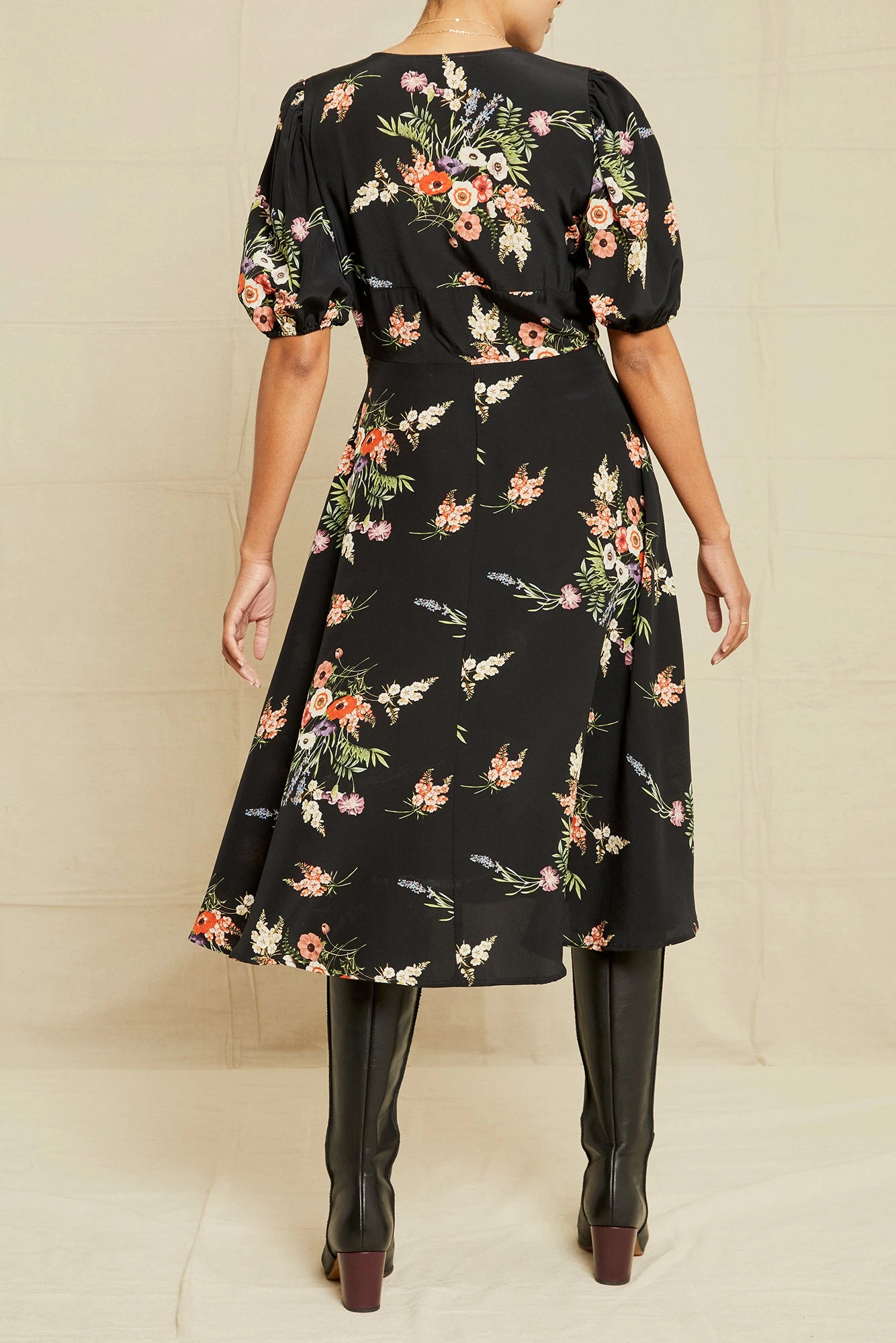 Odette Washable Silk Dress - Treviso Floral 5 Odette Washable Silk Dress - Treviso Floral - Image 3
