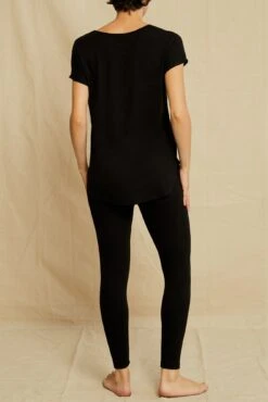 Stella Dream Rib Tee - Black -Mode Weft Sales Store 0320 Stella Top Black 3634 web 37456b0c 3e75 4f13 a8e8 5ad527dfd74d