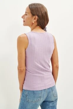 Bettina Ribbed Tank - Lavender -Mode Weft Sales Store 0384 Bettina Lavender 2634 web cb8a72fa 6ac8 4ea6 b1af cc802e74b09d