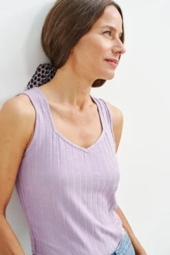 Bettina Ribbed Tank - Lavender - ReAmour -Mode Weft Sales Store 0384 Bettina Lavender 2723 web a40b0878 b3d3 4975 a4dc 3fb31d8add1f
