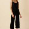 Briar Provence Rib Jumpsuit - Black -Mode Weft Sales Store 0389 Briar Black 1