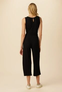 Briar Provence Rib Jumpsuit - Black -Mode Weft Sales Store 0389 Briar Black 3