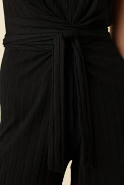 Briar Provence Rib Jumpsuit - Black -Mode Weft Sales Store 0389 Briar Black 4