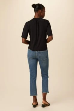 Raya Dream Knit Top - Black -Mode Weft Sales Store 0436 Raya Black 3