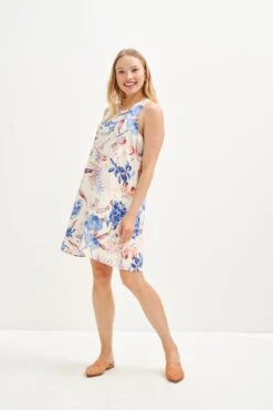 Fiorella Washable Silk Dress 18 Fiorella Washable Silk Dress -Mode Weft Sales Store 0445 Fiorella St Barts Ivory 2085 web