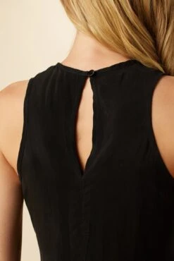 Cortney Cottonseed Cupro Dress - Black -Mode Weft Sales Store 0448 Cortney Cupro Black 5