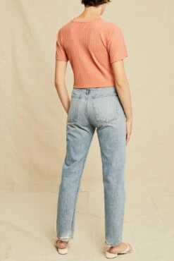 Jeanette Short Sleeve Tee - Hibiscus -Mode Weft Sales Store 0453 Jeanette Hibiscus 1253 web ea84ed84 dda0 46f6 9e00 78b64e7f44b7