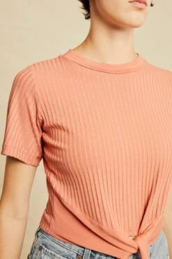 Jeanette Short Sleeve Tee - Hibiscus