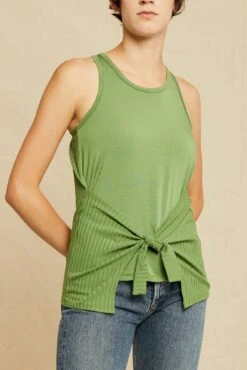 Celeste Knit Tank - Pear
