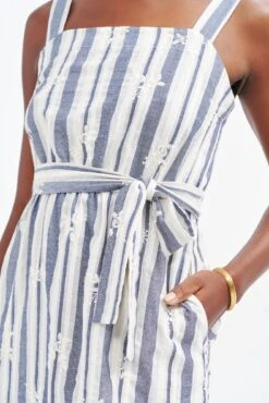 Jameela Upcycled Dress -Mode Weft Sales Store 0457 Jameela Summer Stripe 0972 web