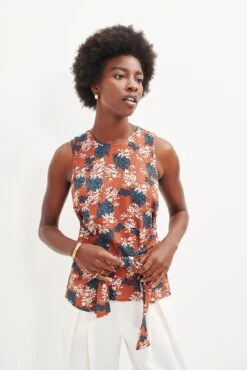 Natalie Upcycled Tank - ReAmour -Mode Weft Sales Store 0458 Natalie Lipari Floral v2 1820 web e445dd18 5c0f 407d 8282 2307ca00331e