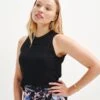Leomie Paris Rib Tank - Black - ReAmour -Mode Weft Sales Store 0474 Leomie Black 0864 web f3f959ac 20c7 483c 9df9 82a205cc0178