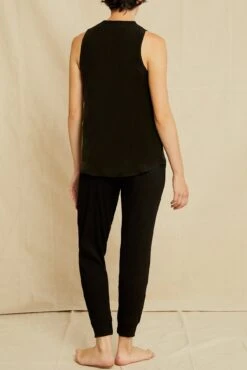 Pippen Mixed Cupro Tank - Black - ReAmour -Mode Weft Sales Store 0510 Pippen Black 0207 Web 371a9adb a04b 47a4 84a5 0f19a0280144