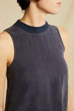 Pippen Mixed Cupro Tank - Ocean -Mode Weft Sales Store 0510 Pippen Navy 0535 Web 6b497be6 c18b 4701 9555 513c3443e7af