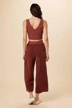 Rosa Paris Rib Tank - Earth -Mode Weft Sales Store 0516 Rosa Earth 3