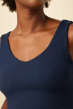 Rosa Paris Rib Tank - Ocean - ReAmour -Mode Weft Sales Store 0516 Rosa Ocean 4 74219f4e 3999 43a2 bb08 991b193c80ef