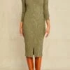 Soraya Paris Rib Dress - Calla Green -Mode Weft Sales Store 0530 Soraya Calla Green 1680 web 24567282 4b64 4cc8 9200 76b2f2763f72