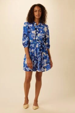 Arya Viscose Crepe Dress - Cecily Floral