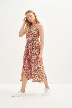 Cortney Washable Silk Dress -Mode Weft Sales Store 0561 Cortney Seaside Floral 2715 web