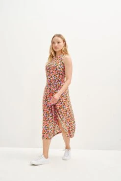 Cortney Washable Silk Dress -Mode Weft Sales Store 0561 Cortney Seaside Floral 2736 web