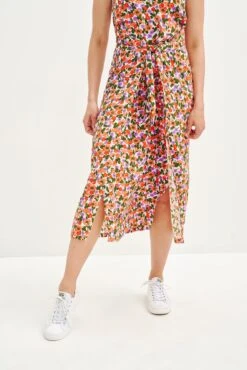 Cortney Washable Silk Dress -Mode Weft Sales Store 0561 Cortney Seaside Floral 2775 web