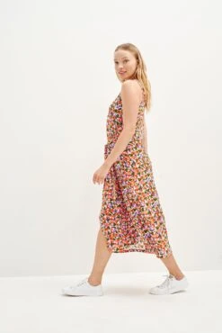 Cortney Washable Silk Dress -Mode Weft Sales Store 0561 Cortney Seaside Floral 2782 web