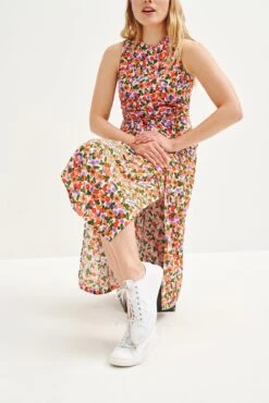 Cortney Washable Silk Dress -Mode Weft Sales Store 0561 Cortney Seaside Floral 2896 web