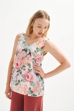 Ninette Upcycled Tank - ReAmour -Mode Weft Sales Store 0589 Ninette Upcycled Genoa Floral 0434 web 880125a1 89a1 49df 9deb 7cf30c04c9c6