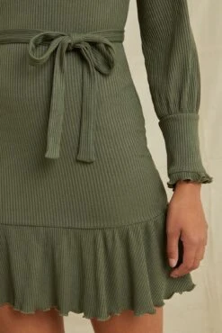 Ziggy Paris Rib Dress - Calla Green -Mode Weft Sales Store 0638ZiggyCallaGreen 7702 web 05c9b488 e35a 40cf ae3e dc663f03b2ec