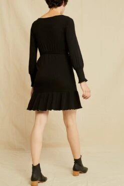 Ziggy Paris Rib Dress - Black -Mode Weft Sales Store 0638 Ziggy Black 4725 web 93eac9ea 52b1 4432 a247 4268d262e1ea