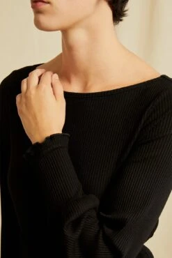 Ziggy Paris Rib Dress - Black -Mode Weft Sales Store 0638 Ziggy Black 4877 web 00bc6567 d08d 4234 9d9f 7397d4cf7730