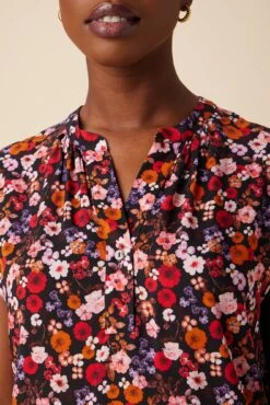 Renata Ecovero Blouse - Villa Floral -Mode Weft Sales Store 06 607 Renata Ecovera Viscose Villa Floral 4