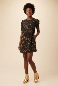 Darla Washable Silk Dress - Saint Germain Floral